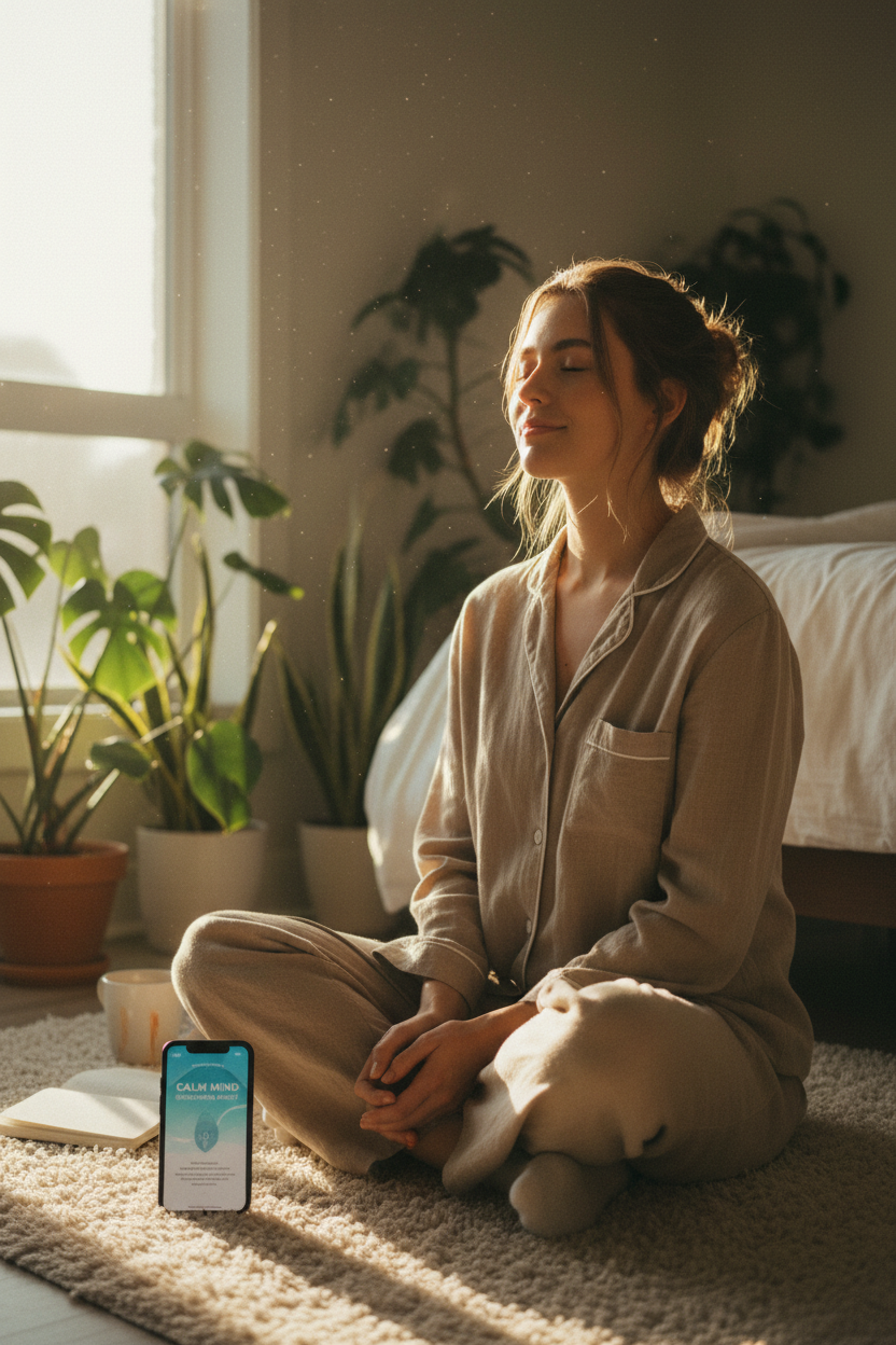 The Calm Mind Blueprint — Stop Anxiety & Racing Thoughts | Instant Download