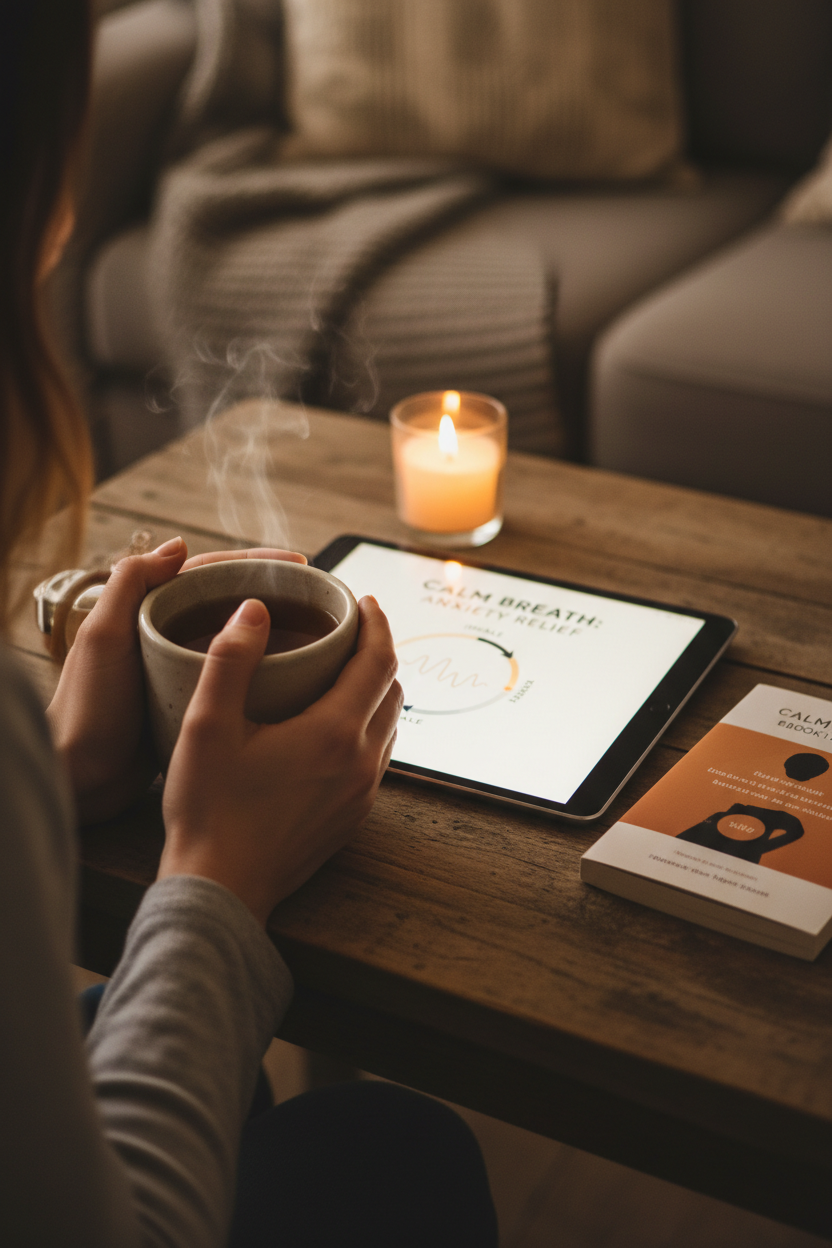 The Calm Mind Blueprint — Stop Anxiety & Racing Thoughts | Instant Download